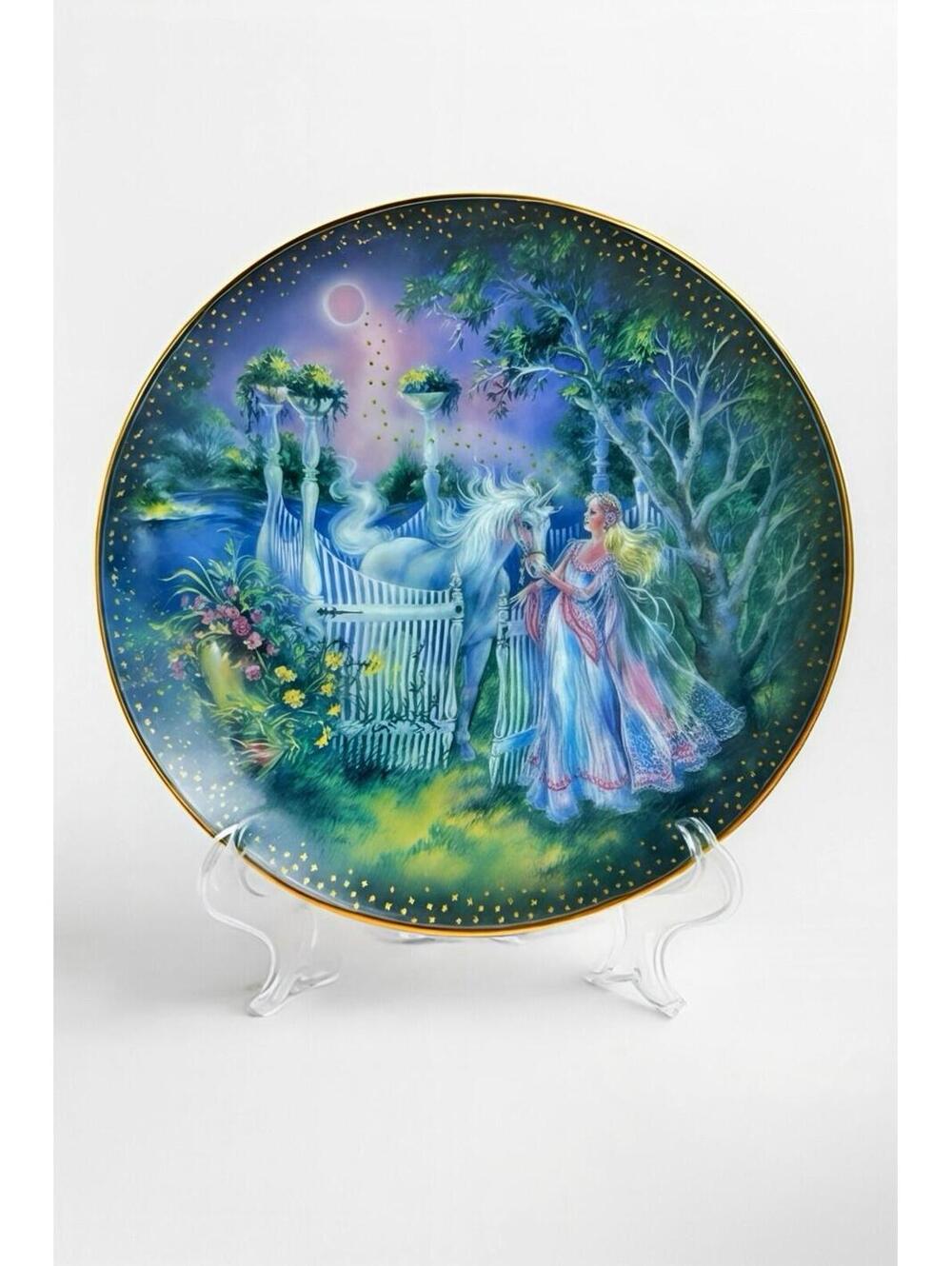 Bradford Exchange 'Moonlit Magic' Decorative Collectible Plate by Mimi Joe